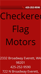 Mobile Screenshot of checkeredflag-motors.com